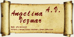 Angelina Vezmar vizit kartica